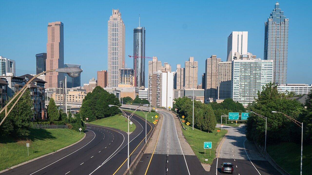 The Atlanta skyline, home to credit bureau Equifax